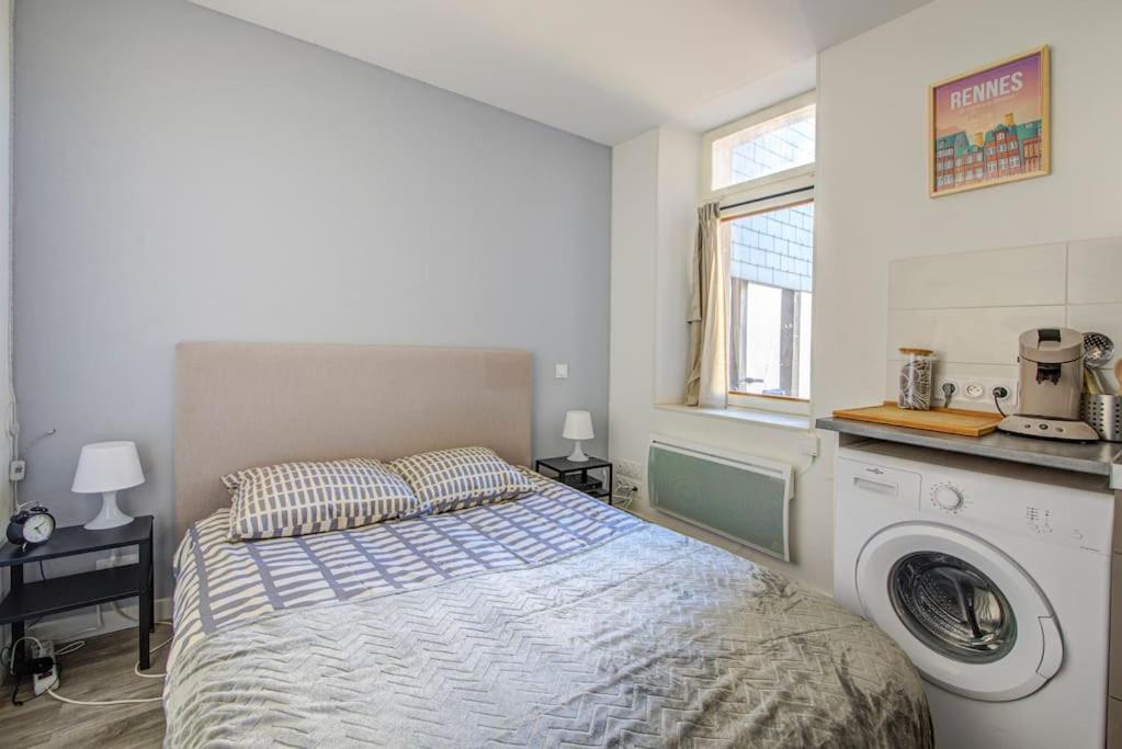 Le Thabor - Studio Confortable Rennes Bagian luar foto