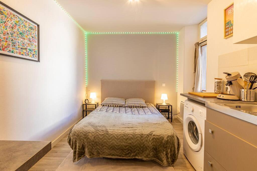 Le Thabor - Studio Confortable Rennes Bagian luar foto